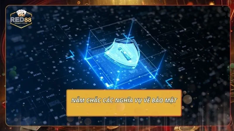 Cập Nhật Điều Khoản Và Điều Kiện RED88 Mới Nhất Cho Hội Viên 3 Nắm chắc các nghĩa vụ về bảo mật