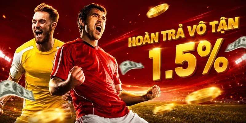 Khuyến mãi RED88 mới nhất 2026 cực khủng 4 Hoàn trả cược RED88 1.5% mỗi ngày không giới hạn tiền thưởng