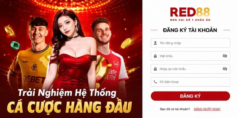 RED88 14 Hướng dẫn đăng ký và tham gia cá cược tại RED88